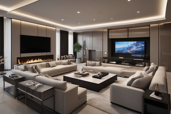 Modern Luxury Living Room Interior