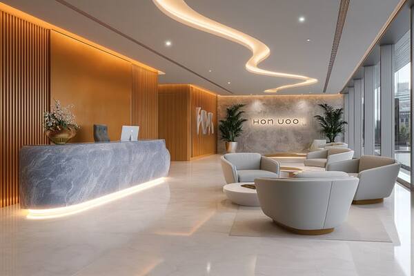 Workspace design by LeHari Design Atelier Shenzhen - Office Pantry Collaboration area Open workspace